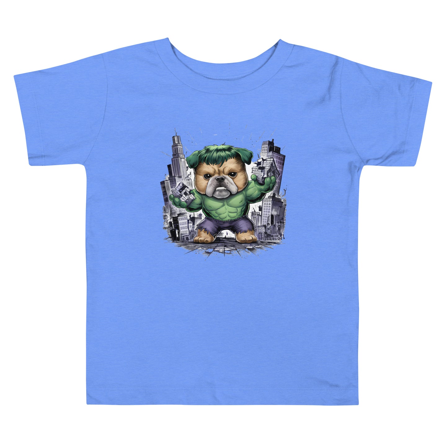 Paw-some Smash: The Adorable Hulk Dog | Toddler Short Sleeve Tee